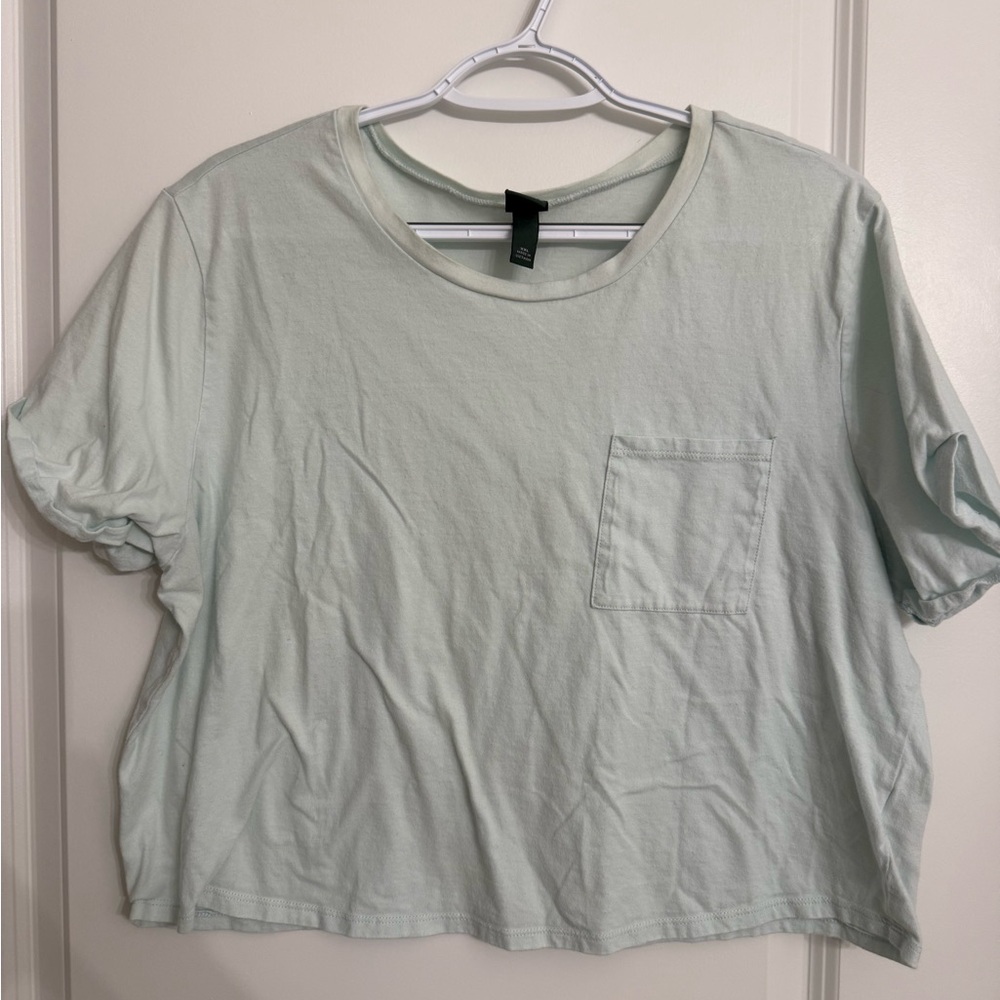 Wild Fable Light Green Crop Top